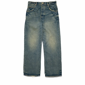 Purple Brand Relaxed Vintage Mid Rise Baggy Leg Jean - Light Indigo