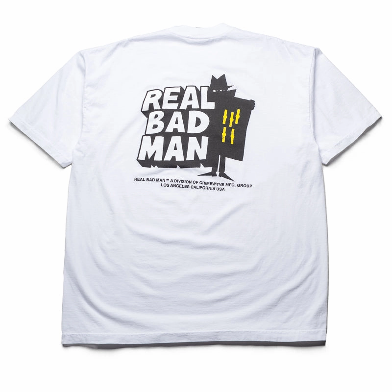 Real Bad Man Classic Tee - White