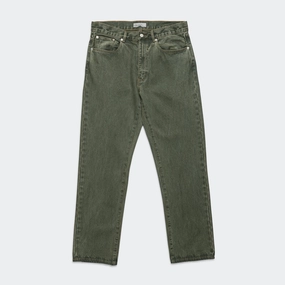 Relaxed Fit Overdyed Denim - Green