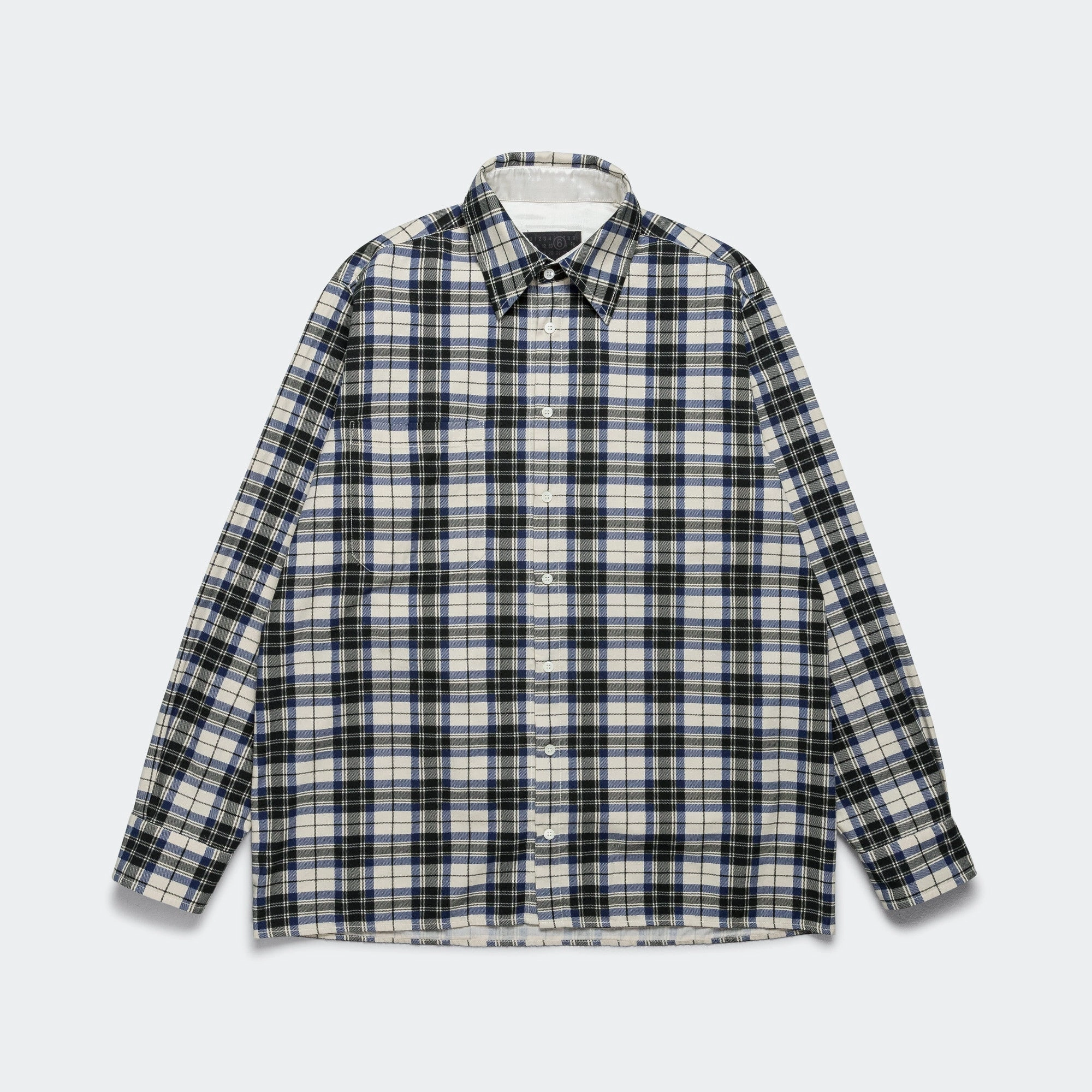 Reversible Checkered Shirt - Black/White