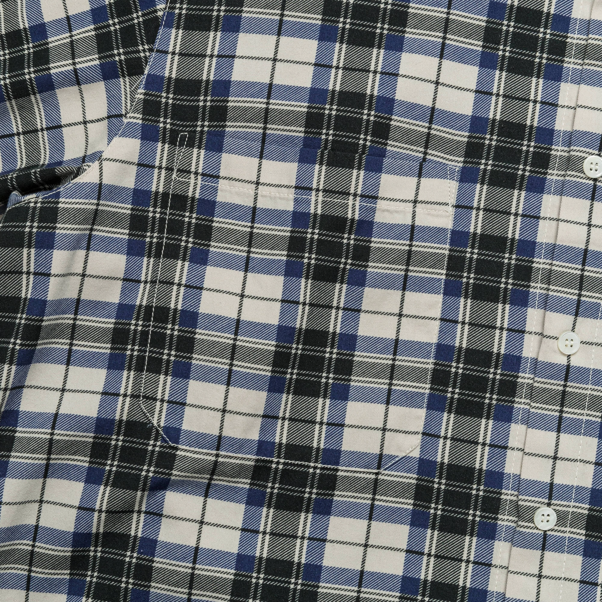 Reversible Checkered Shirt - Black/White