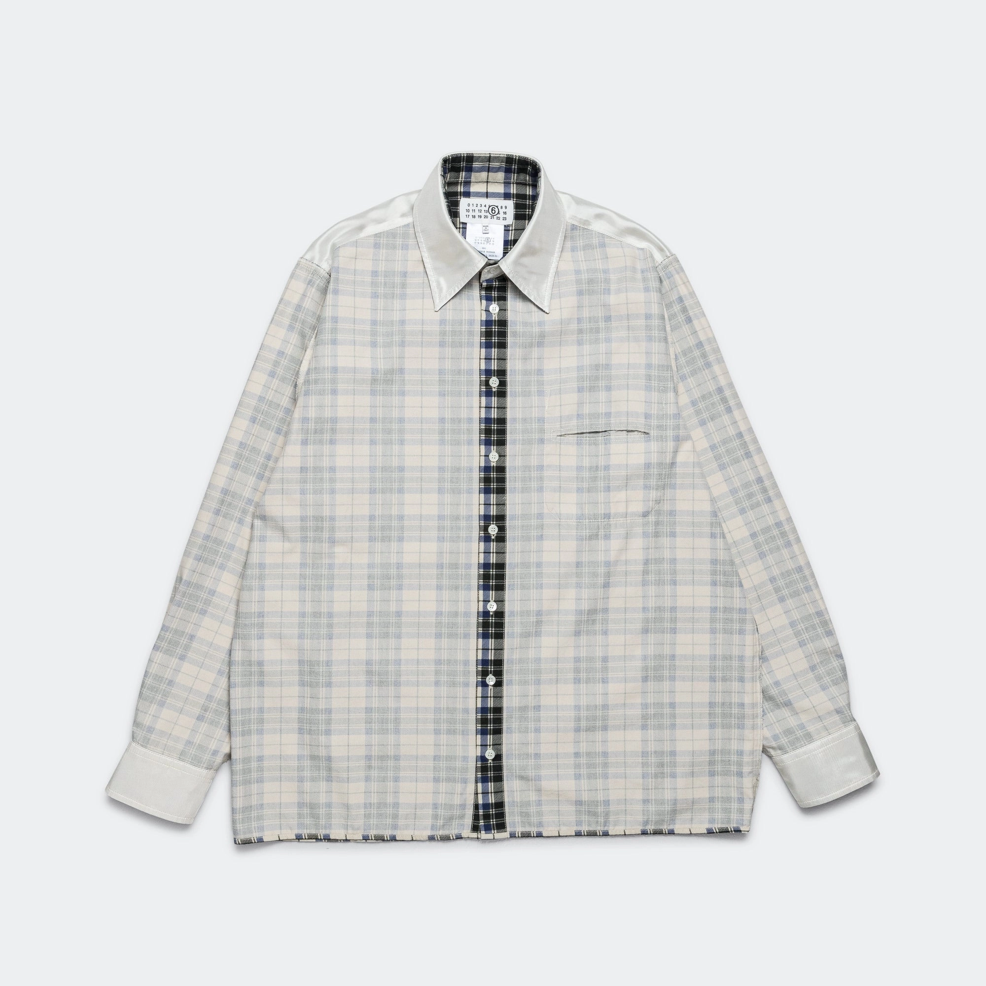 Reversible Checkered Shirt - Black/White