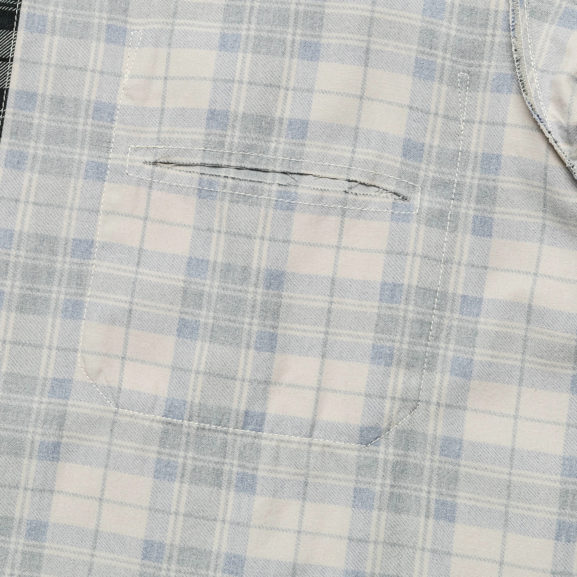 Reversible Checkered Shirt - Black/White