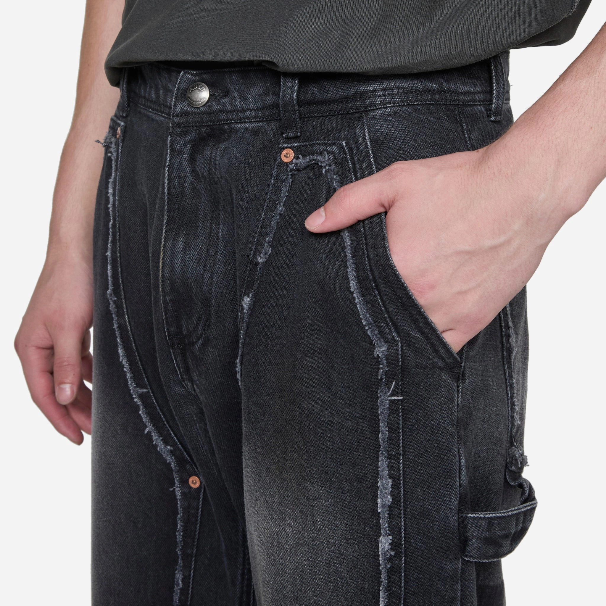 Rodeo Carpenter Wide Jeans Black