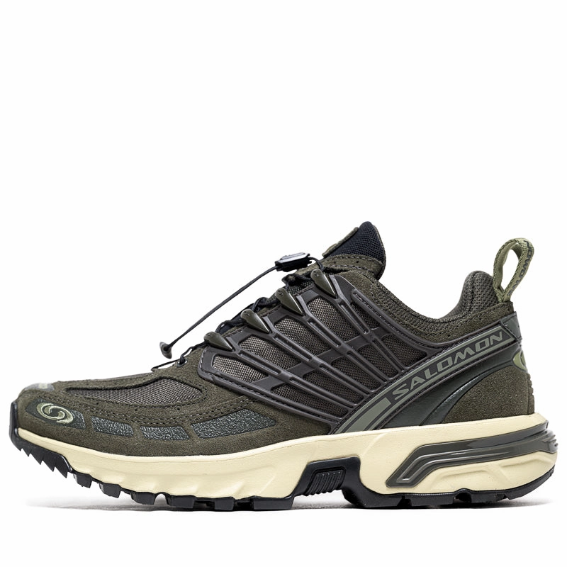Salomon ACS Pro Leather - Peat/Deep Lichen Green