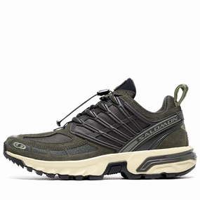 Salomon ACS Pro Leather - Peat/Deep Lichen Green