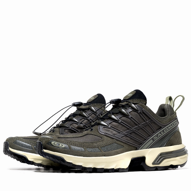 Salomon ACS Pro Leather - Peat/Deep Lichen Green
