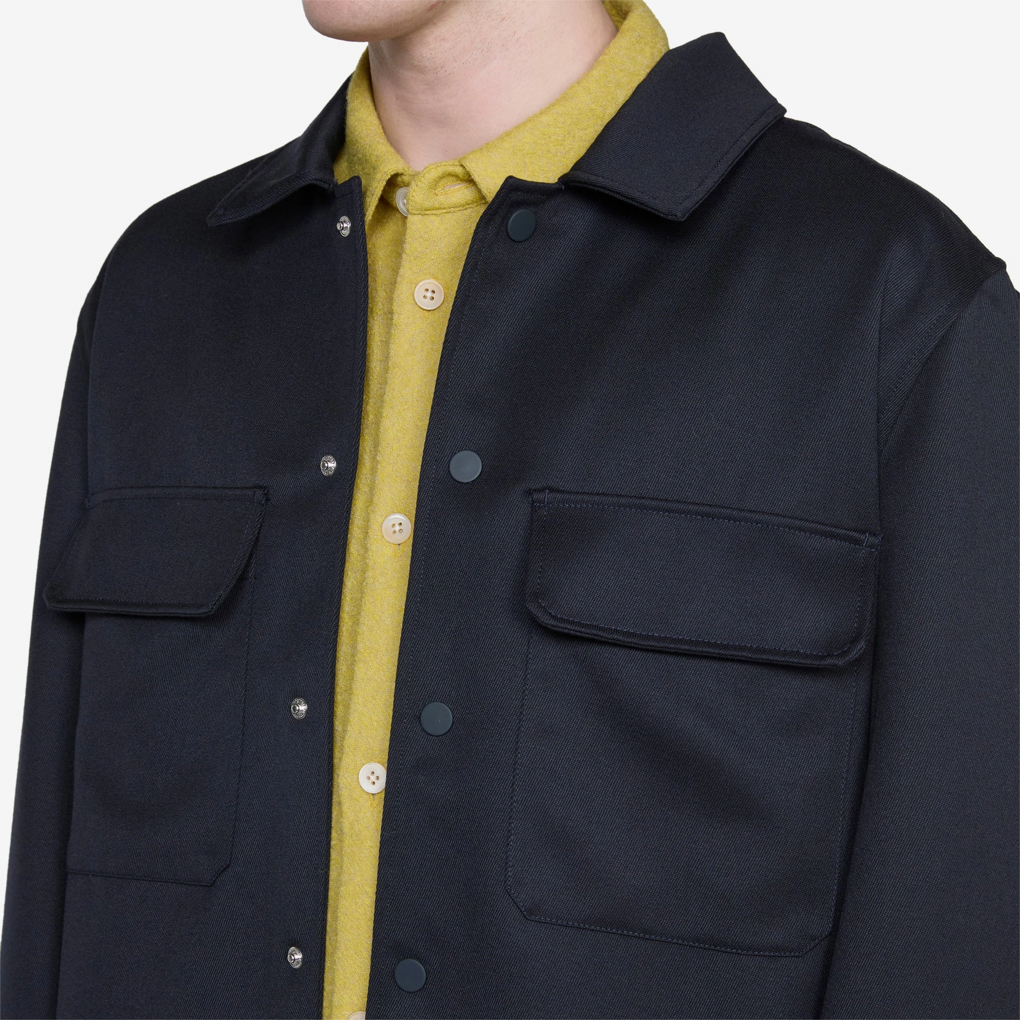 Sandel Shirt Jacket Navy