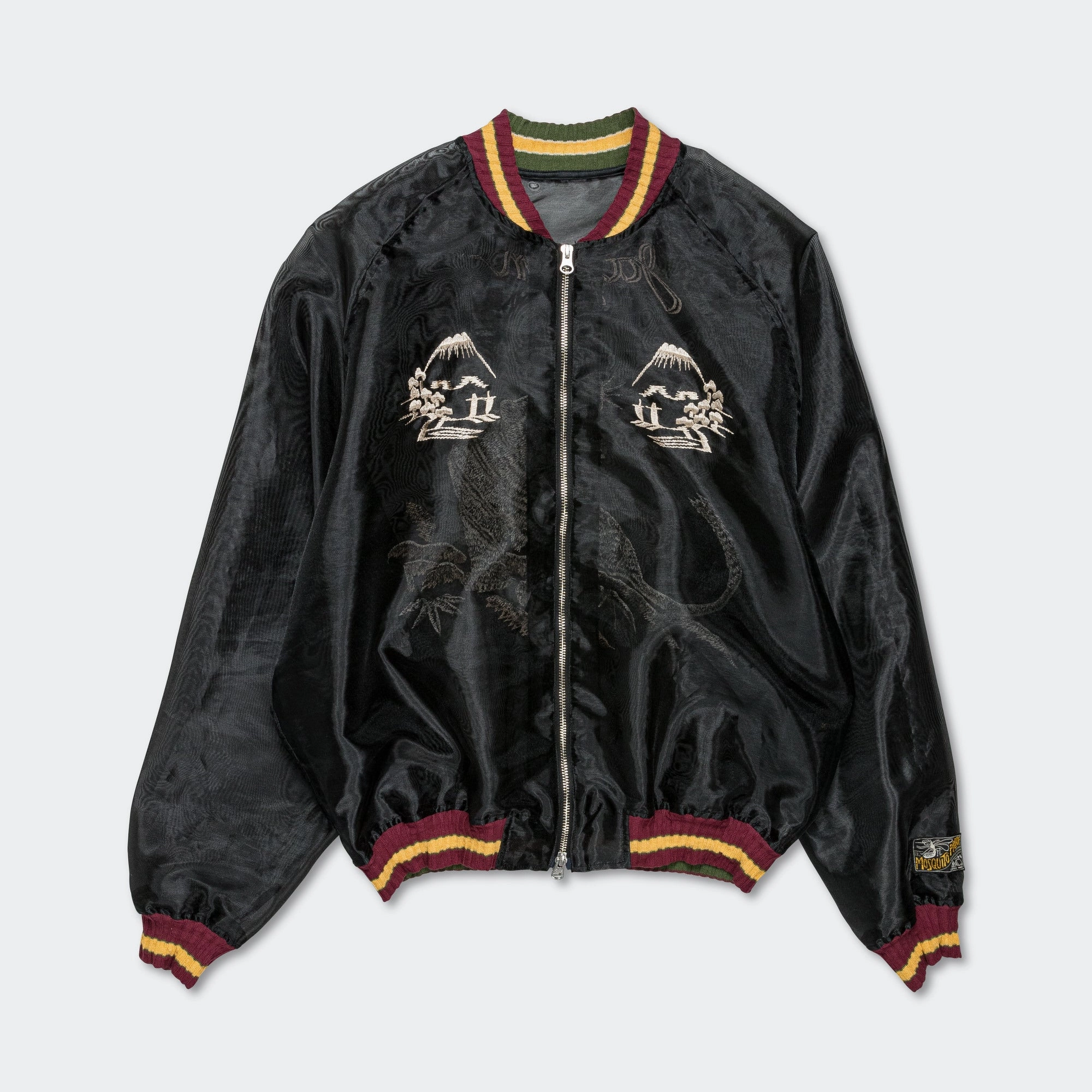 Sheer Pearl Mosquito Guard Souvenir JKT (TIGER) - Black