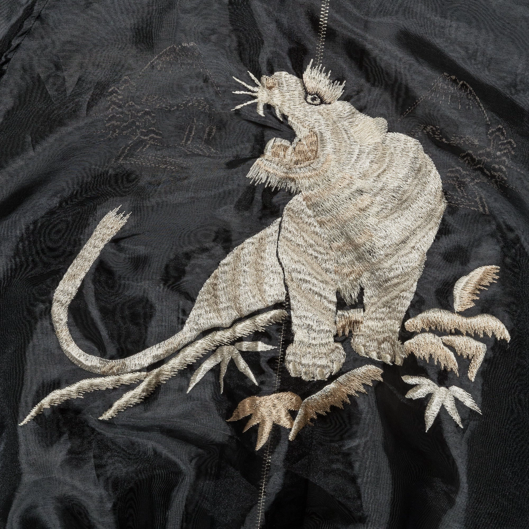 Sheer Pearl Mosquito Guard Souvenir JKT (TIGER) - Black