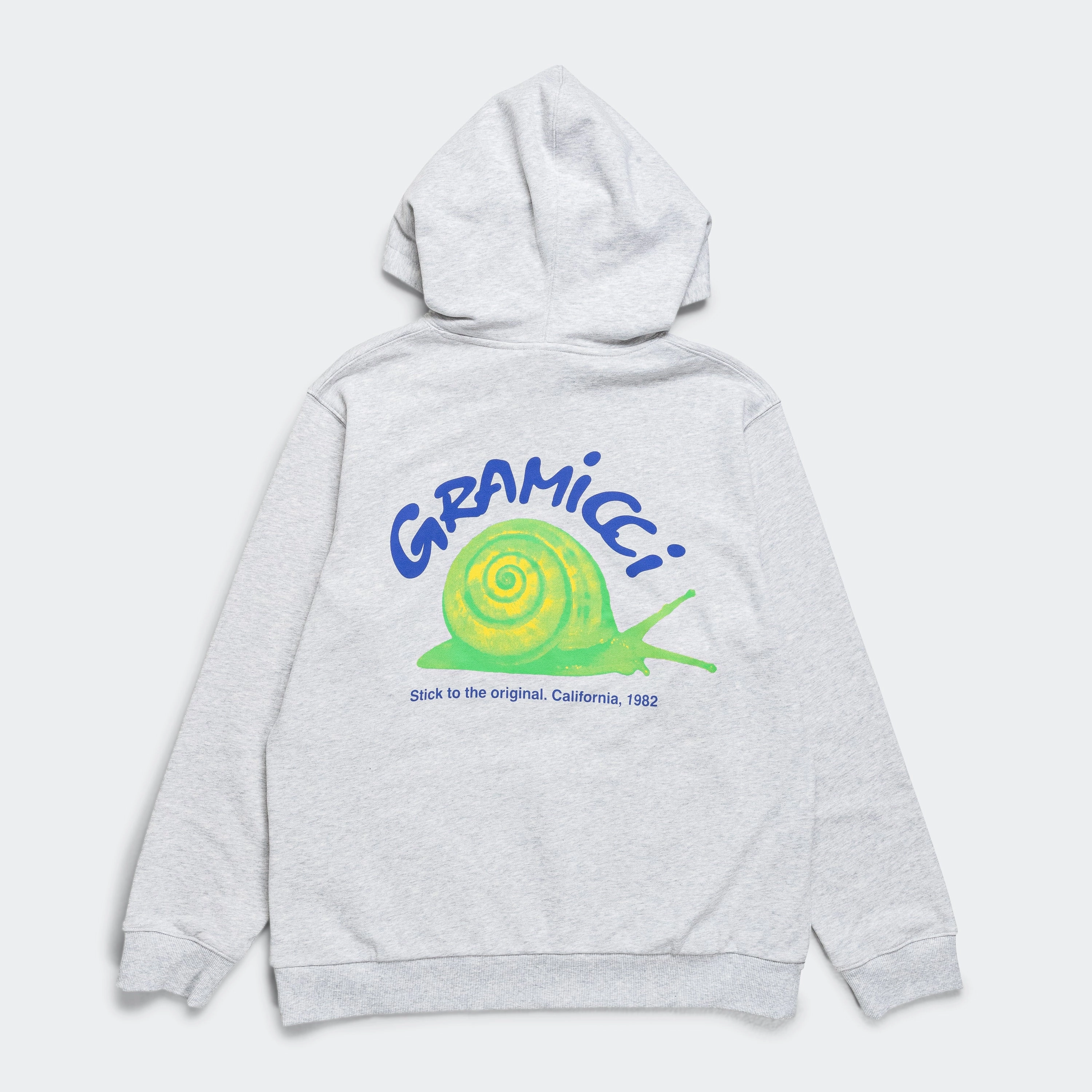 Snail Hooded Sweatshirt - Heather Ash