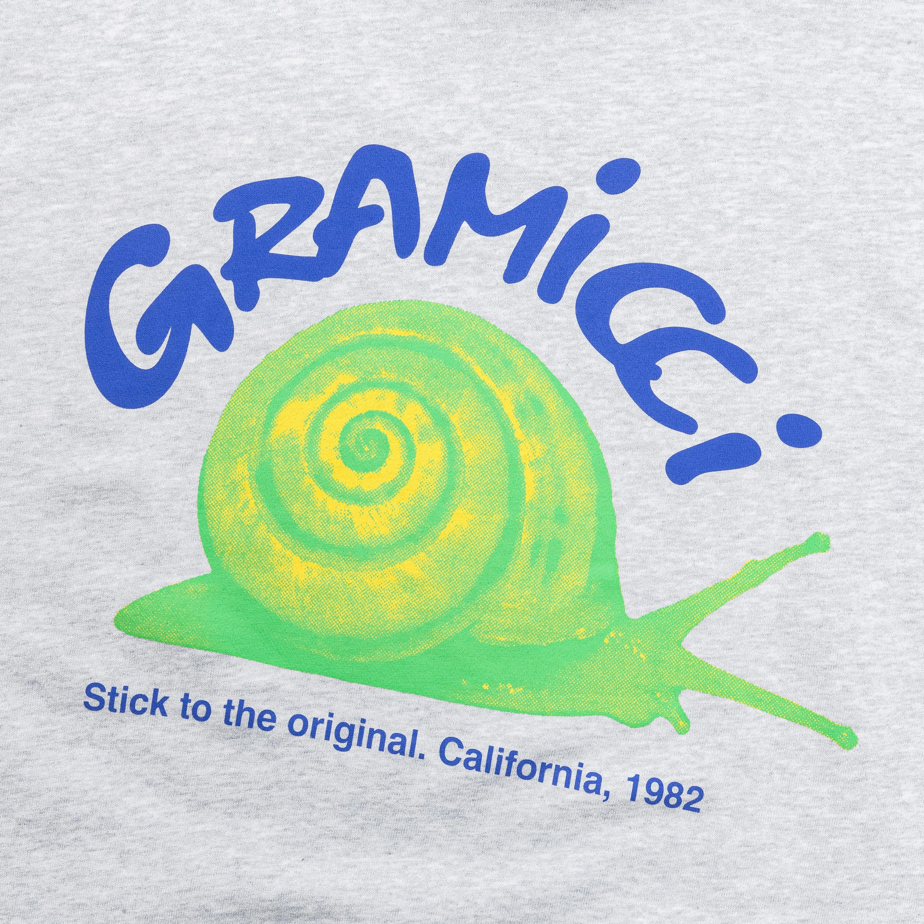 Snail Hooded Sweatshirt - Heather Ash