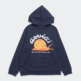 Snail Hooded Sweatshirt - Navy