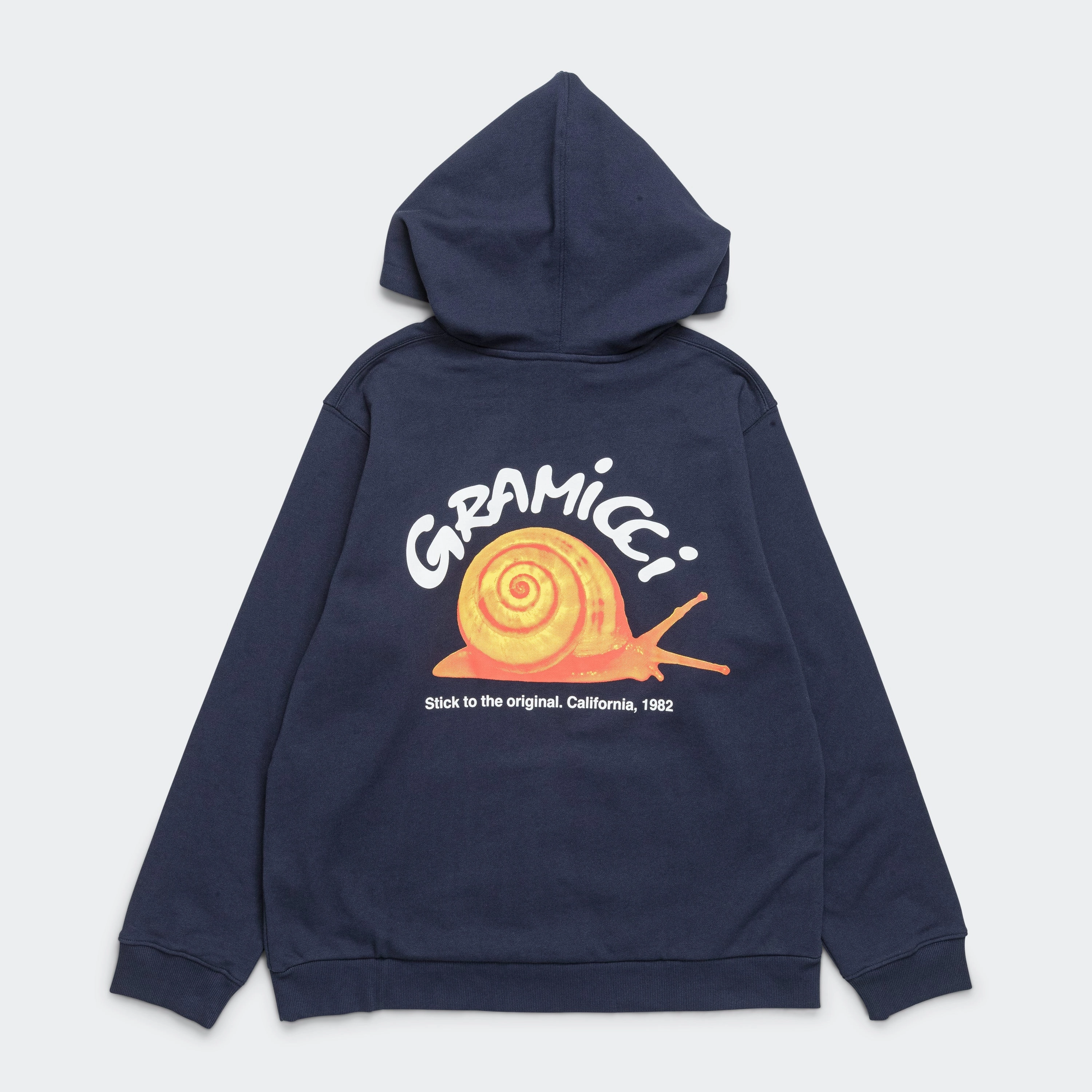 Snail Hooded Sweatshirt - Navy