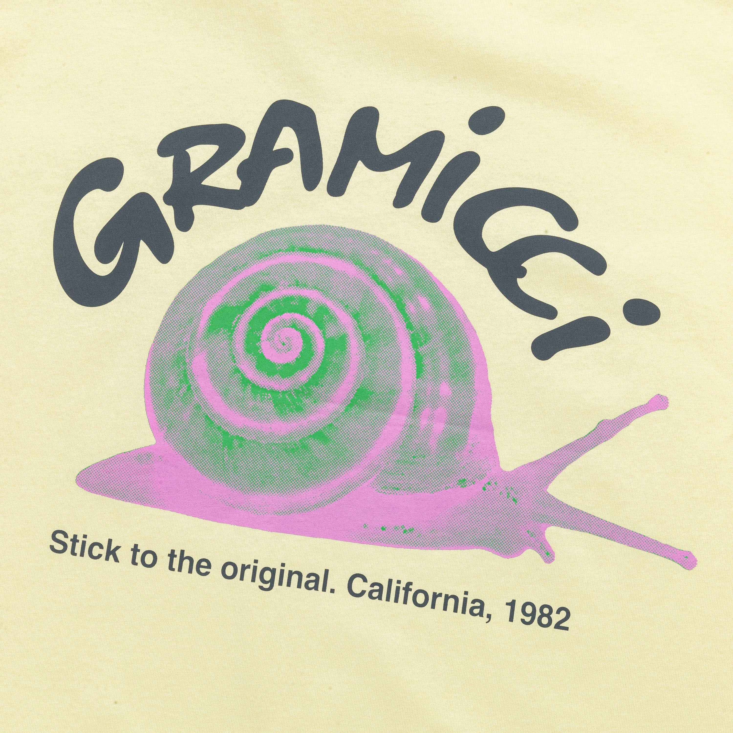 Snail Tee - Lemon