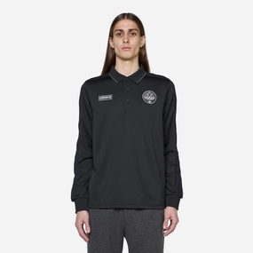 SPZL F.C. Longsleeve Polo Shirt Utility Black