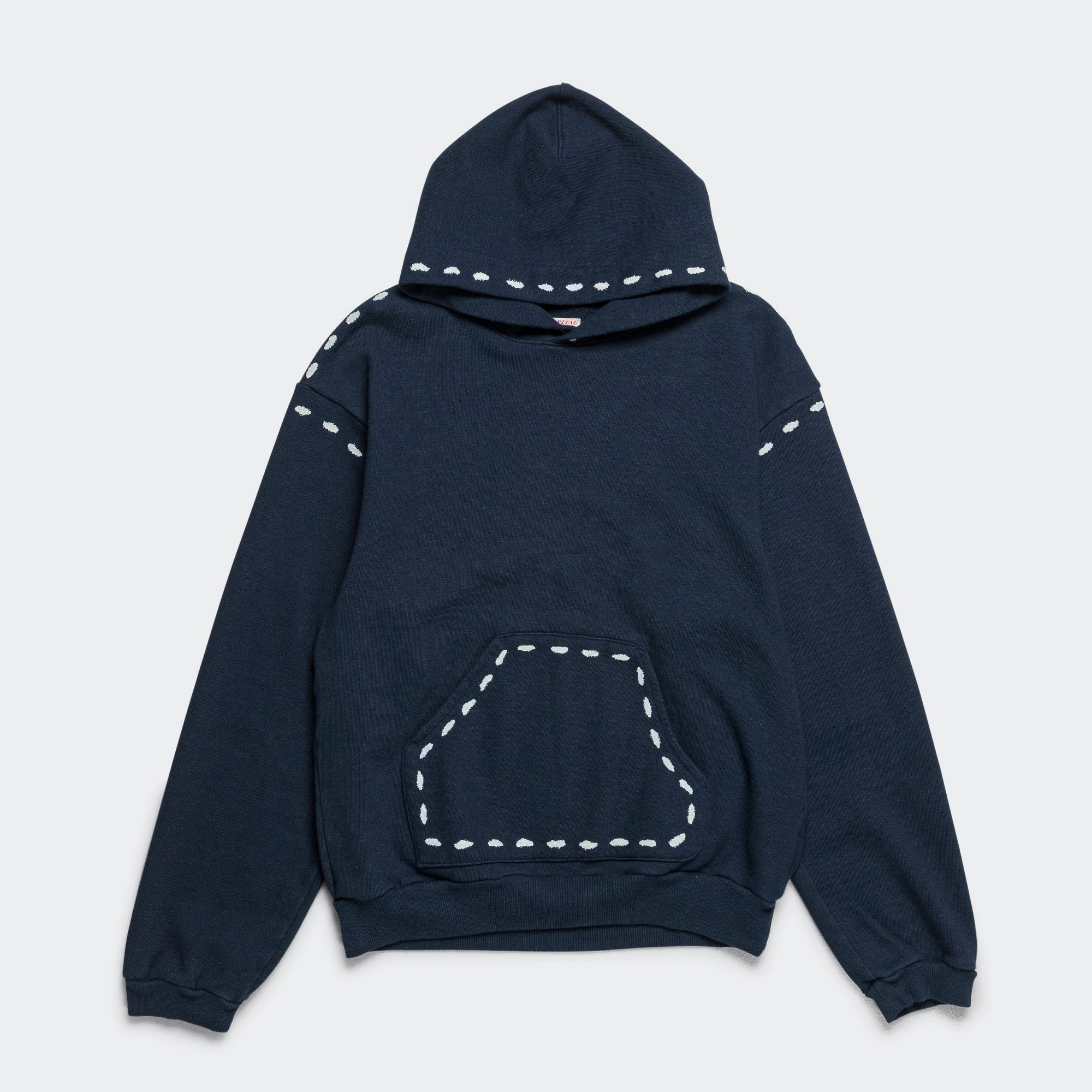 SWT Knit MARIONETTE Hoodie - Navy