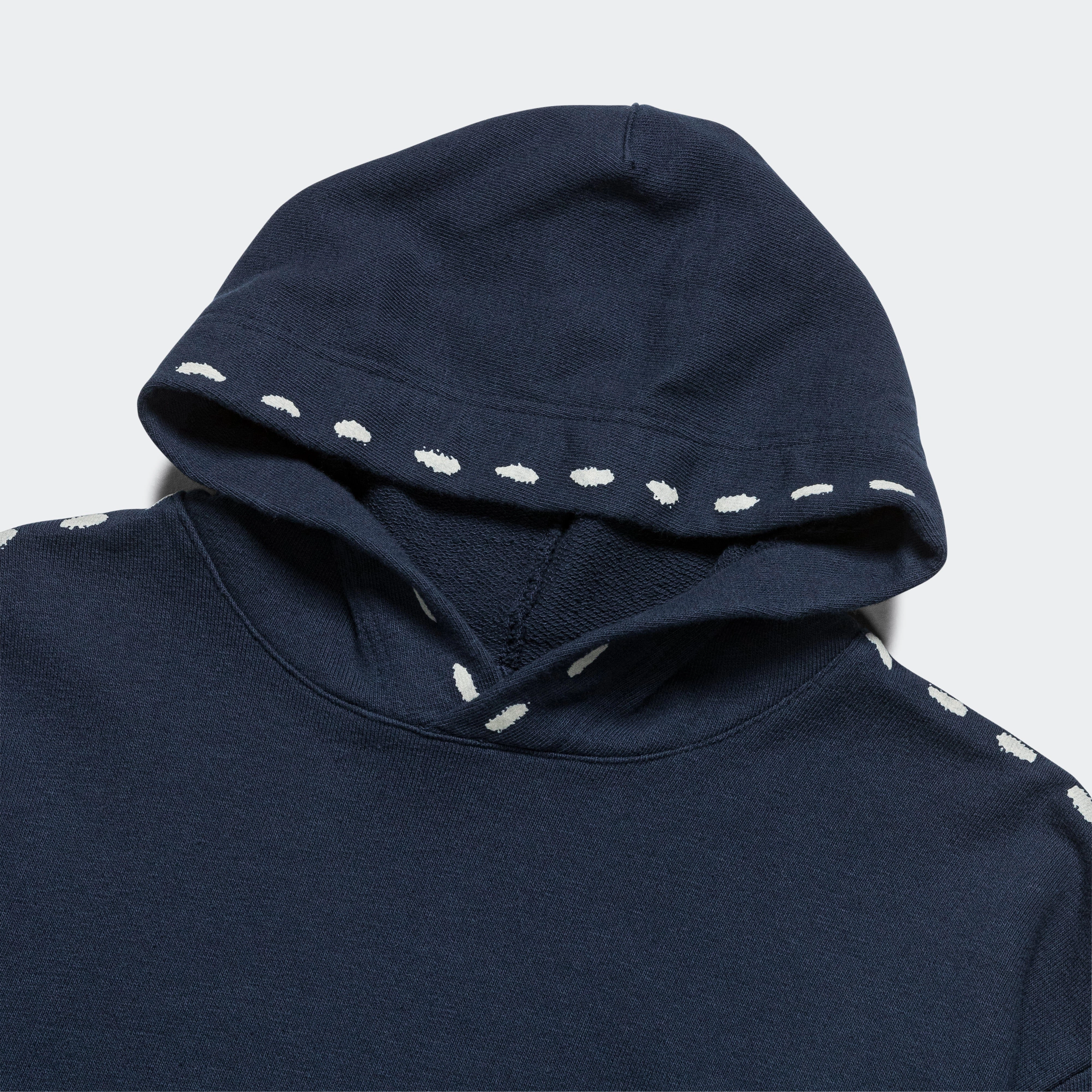 SWT Knit MARIONETTE Hoodie - Navy