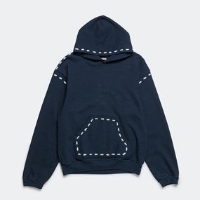 SWT Knit MARIONETTE Hoodie - Navy