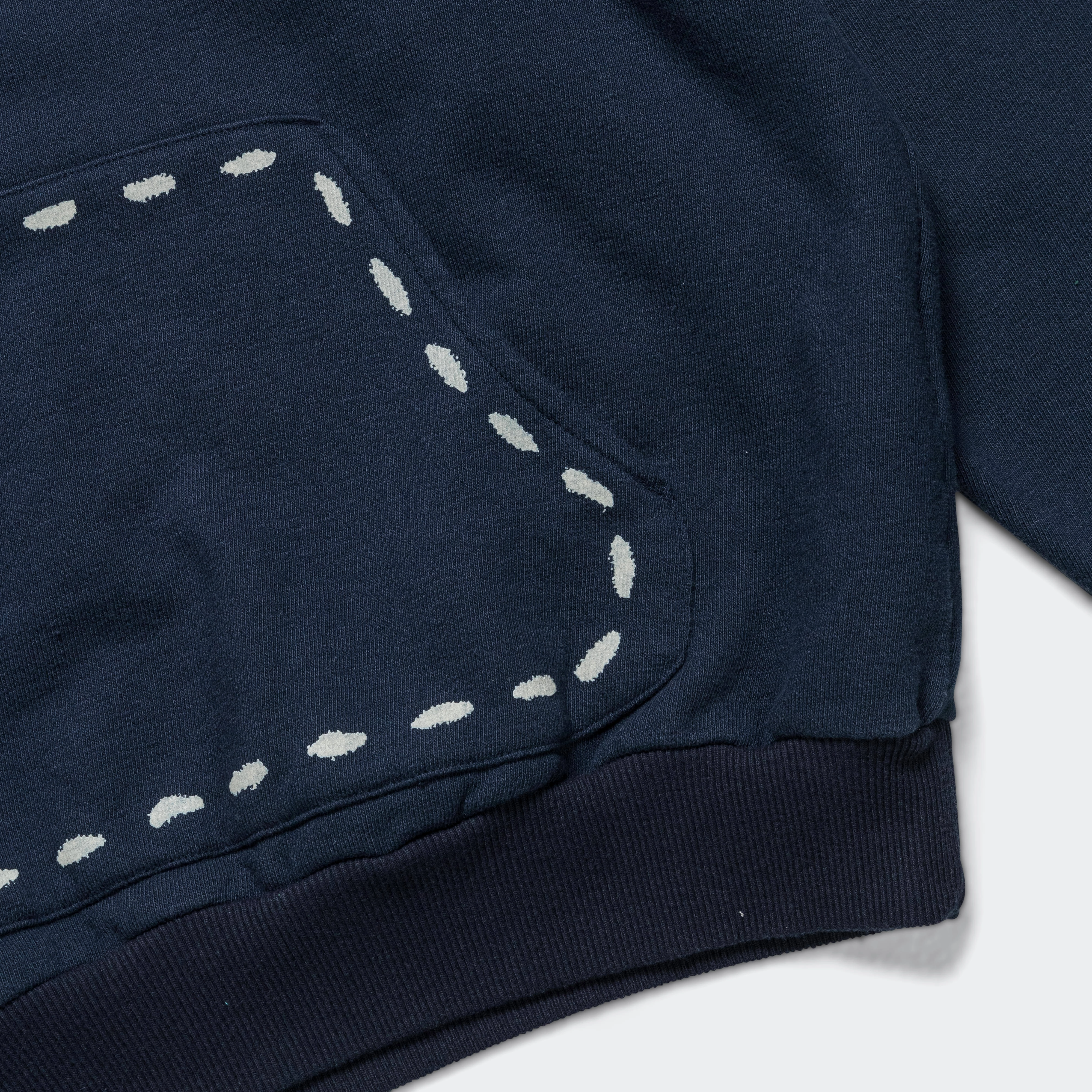SWT Knit MARIONETTE Hoodie - Navy