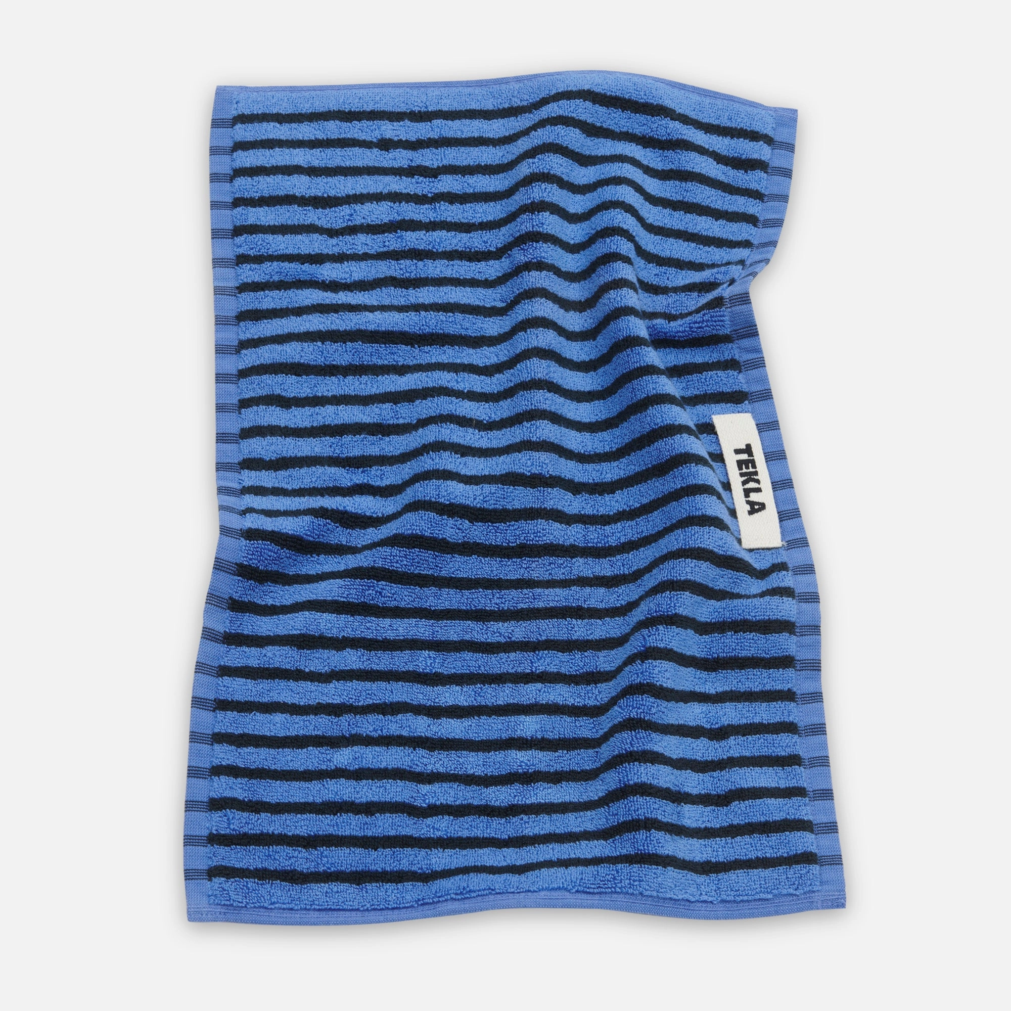 Terry Towel Blue and Black