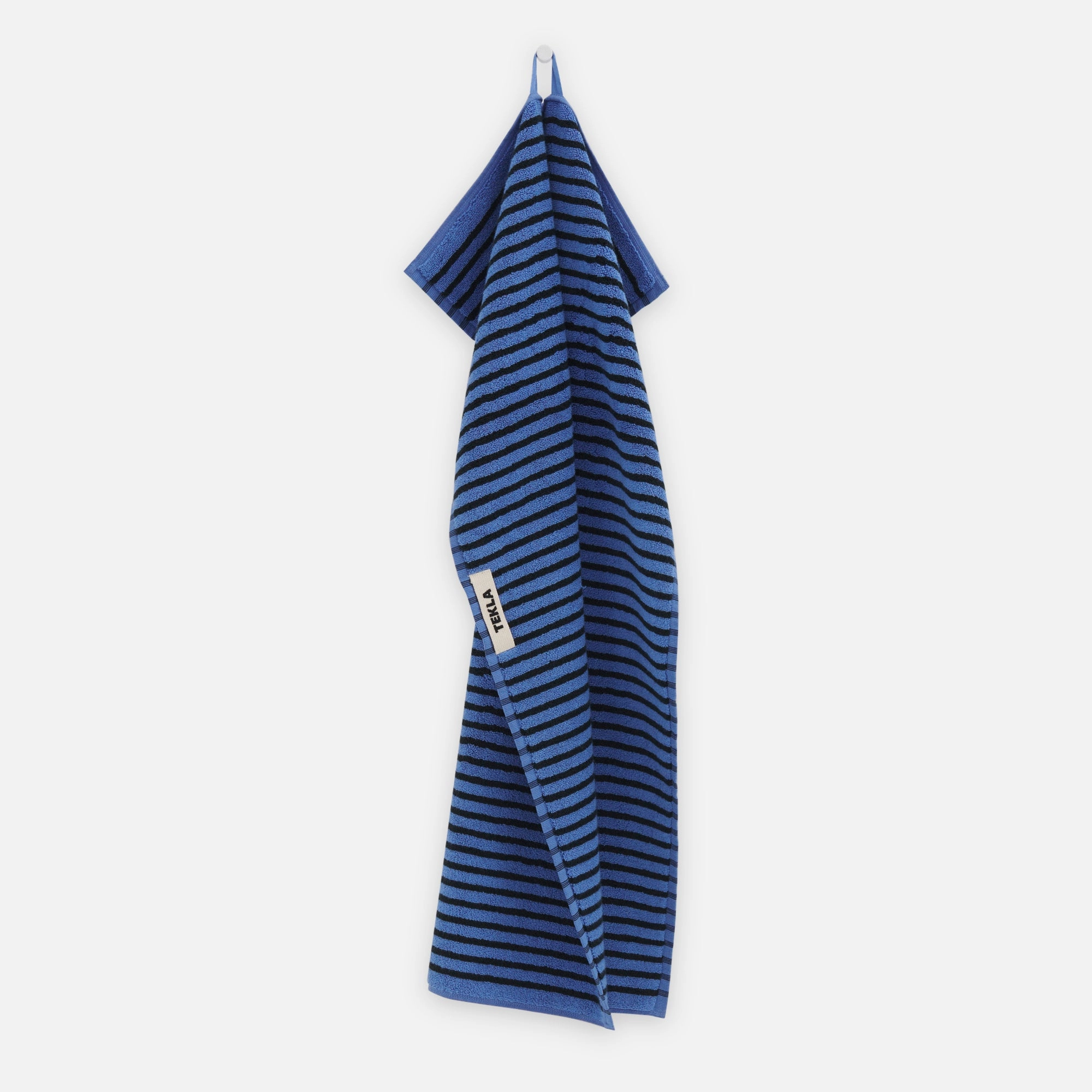 Terry Towel Blue and Black