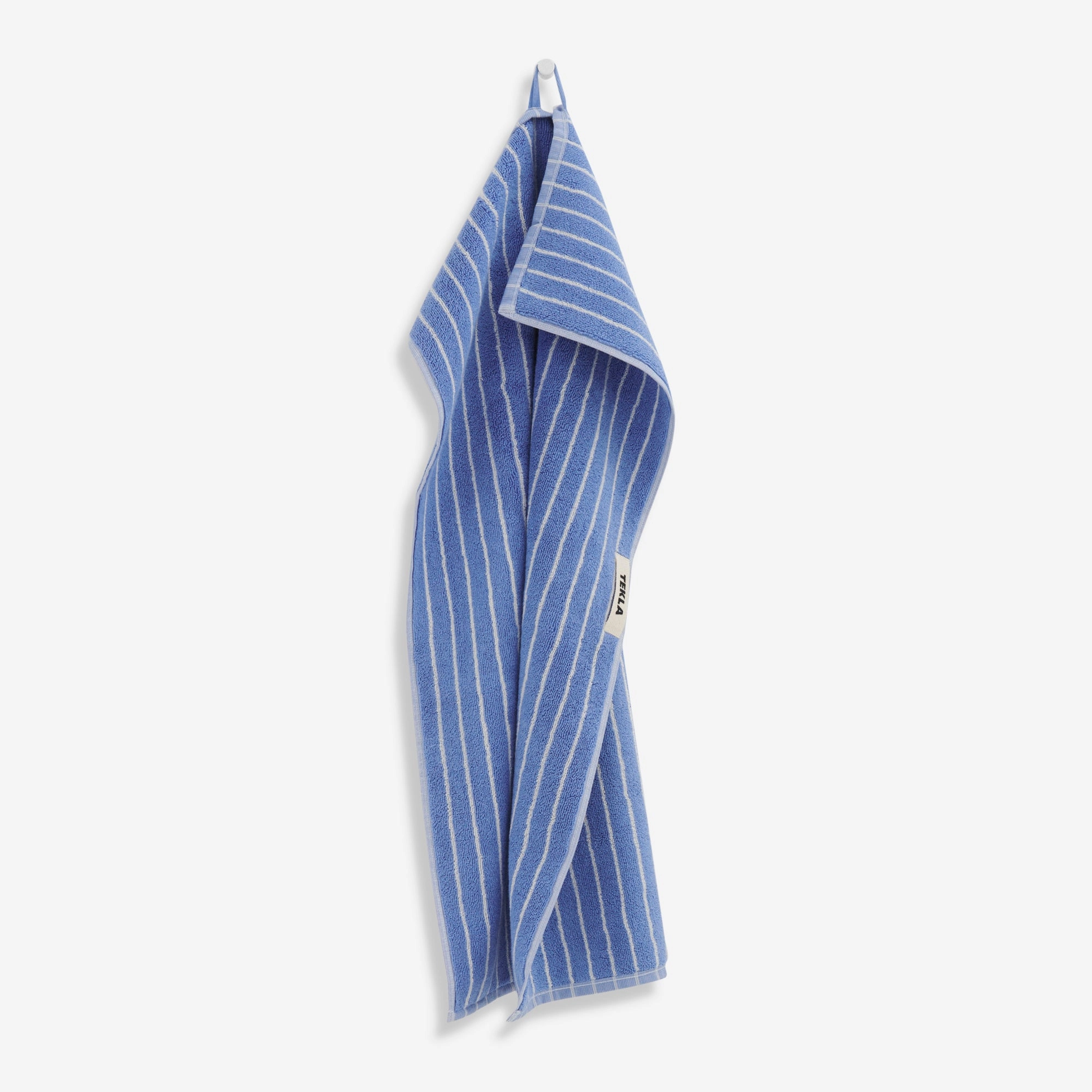 Terry Towel Clear Blue Stripes