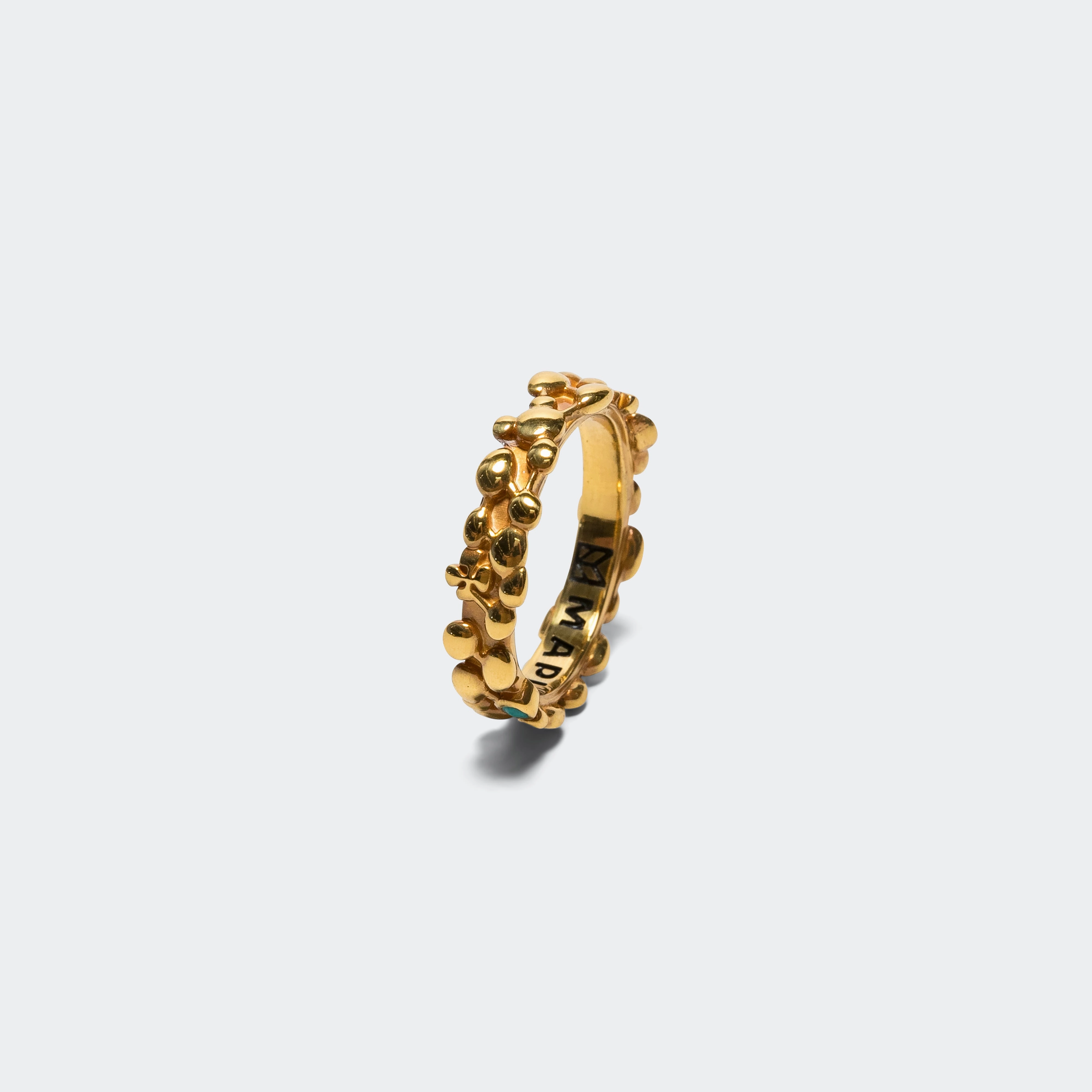 Tropique Ring - 14K Gold Plated/Turquoise