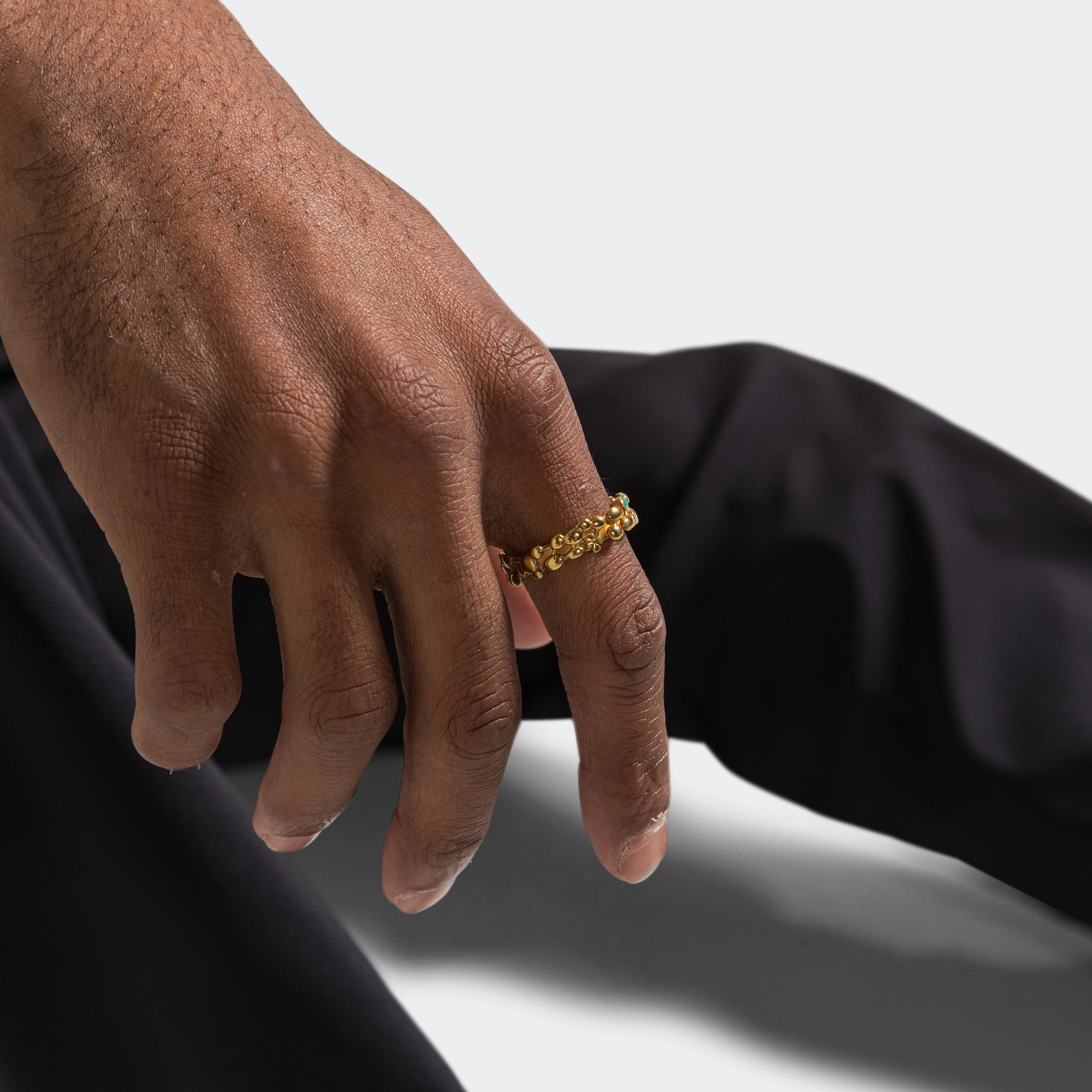Tropique Ring - 14K Gold Plated/Turquoise