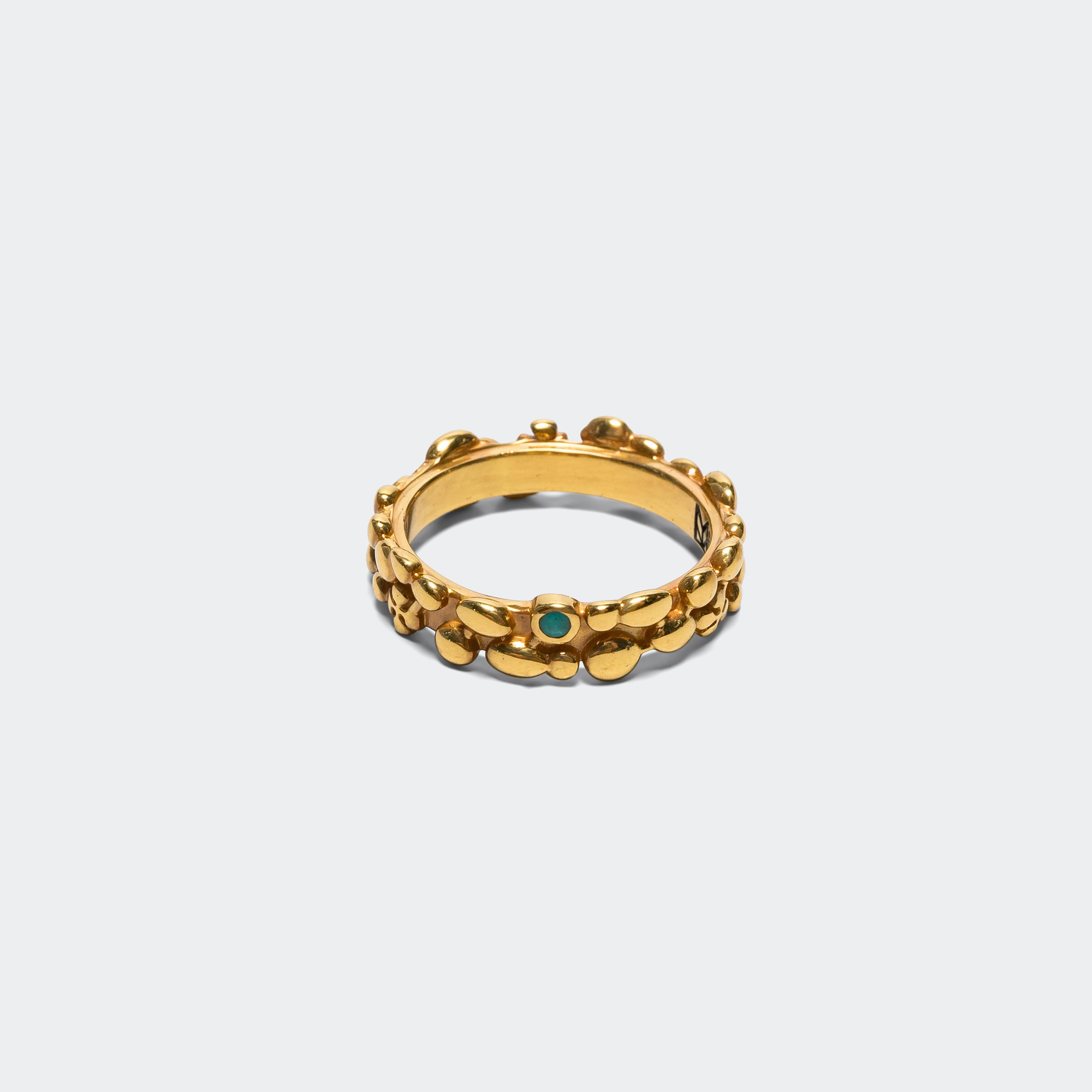 Tropique Ring - 14K Gold Plated/Turquoise