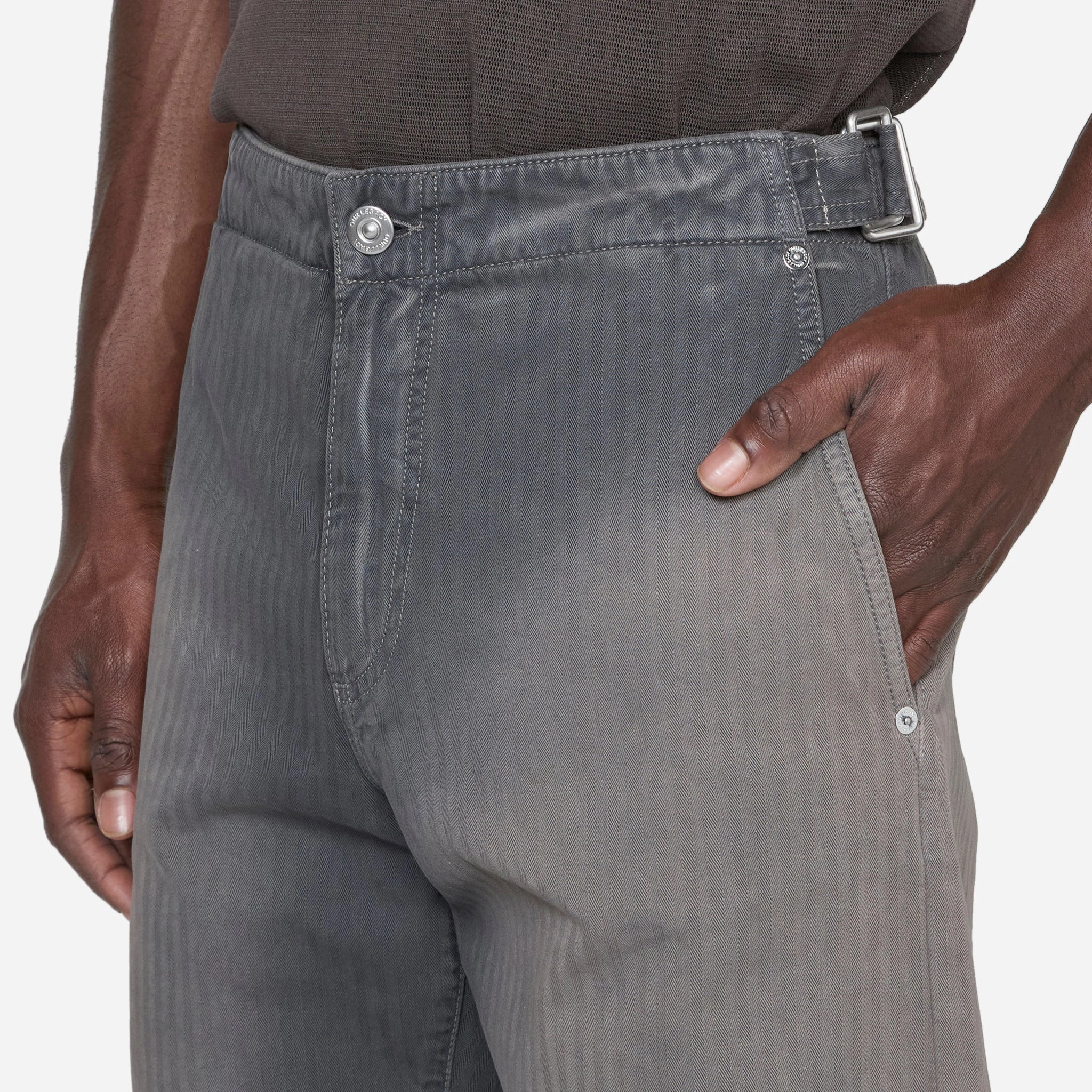 Trucker Trouser French Sun Faded Herringbone