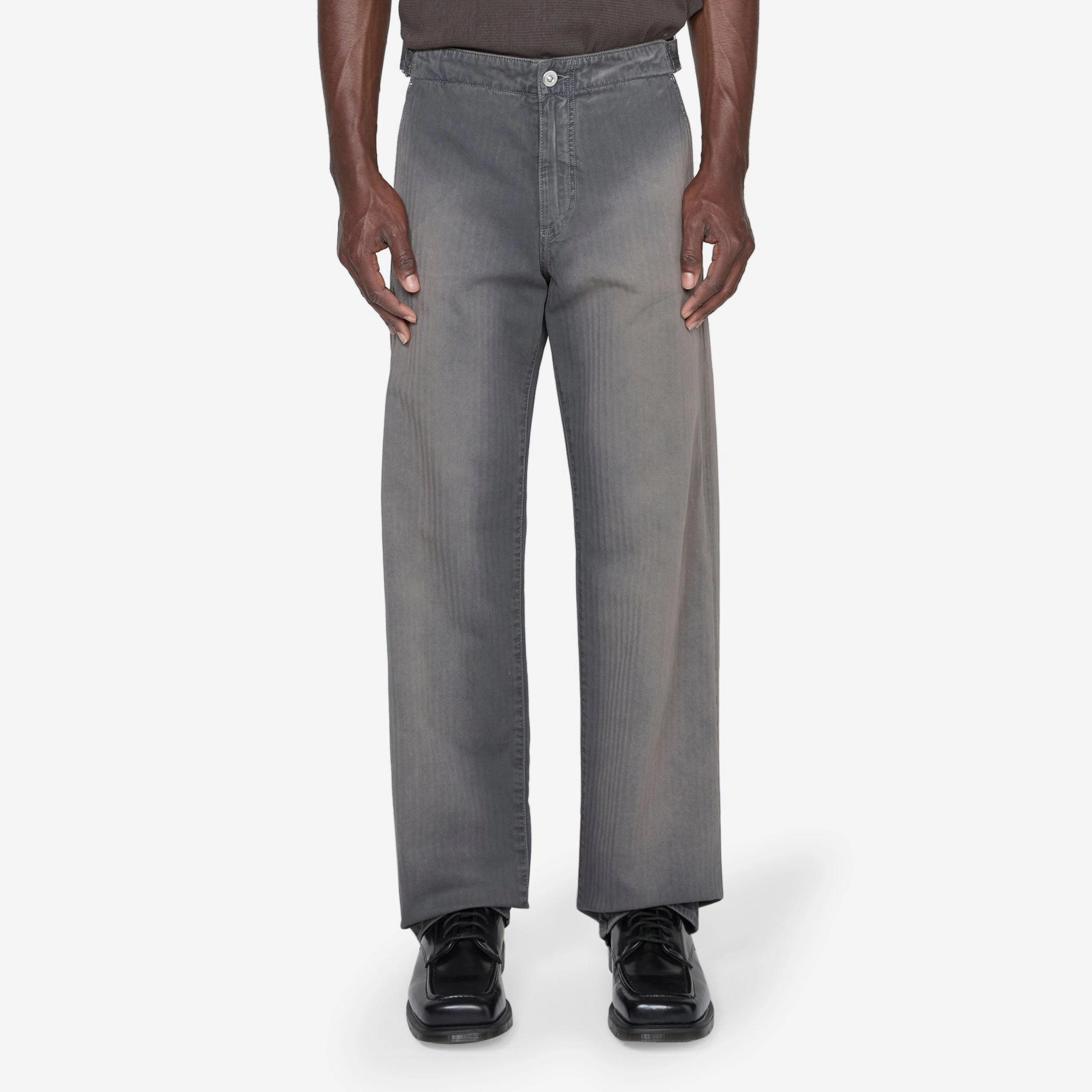 Trucker Trouser French Sun Faded Herringbone