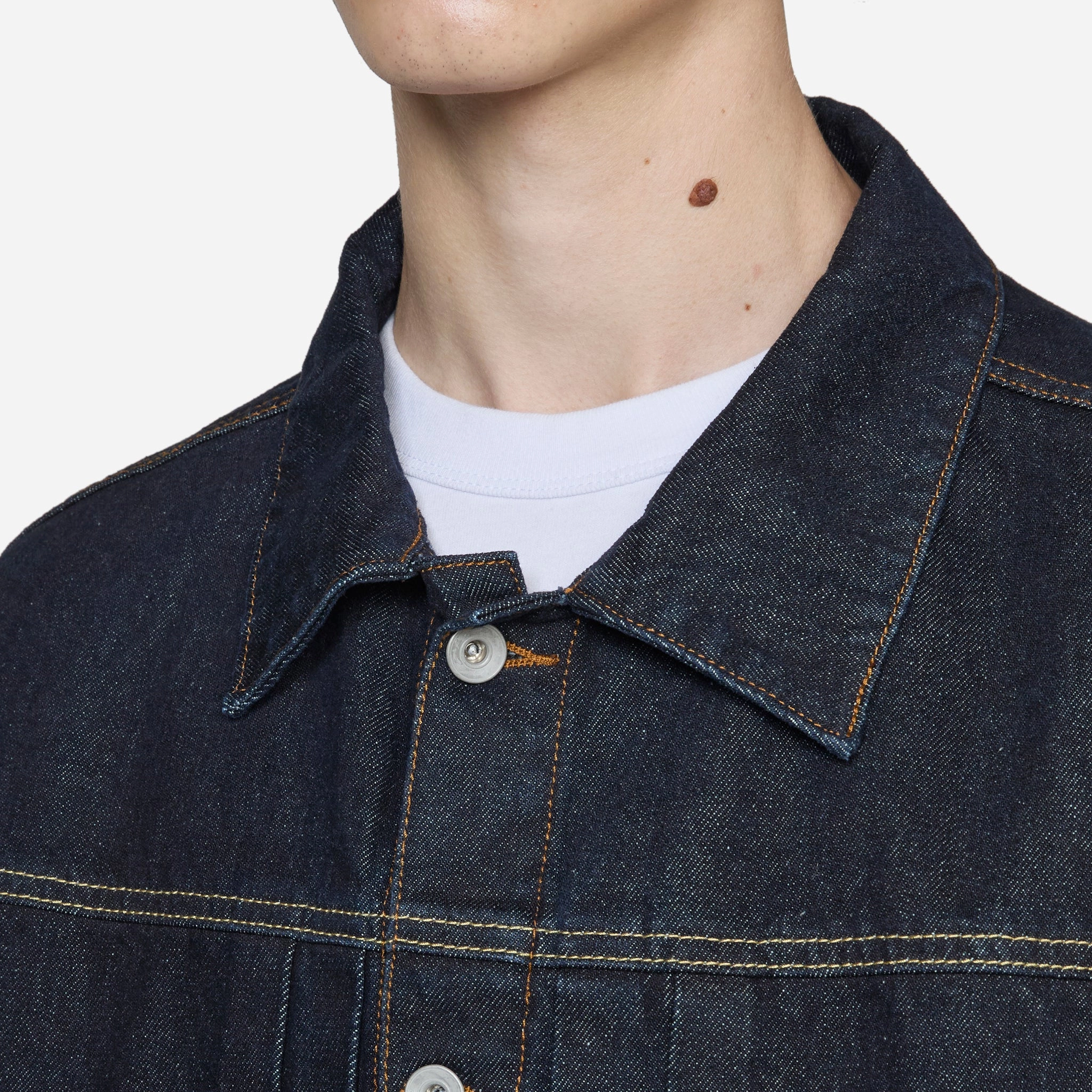 Type-1 Denim Trucker Jacket One Washed