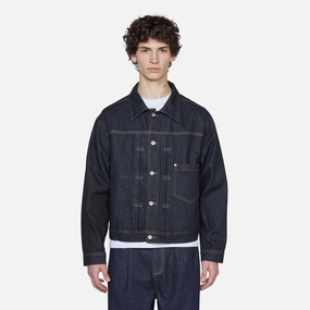 Type-1 Denim Trucker Jacket One Washed