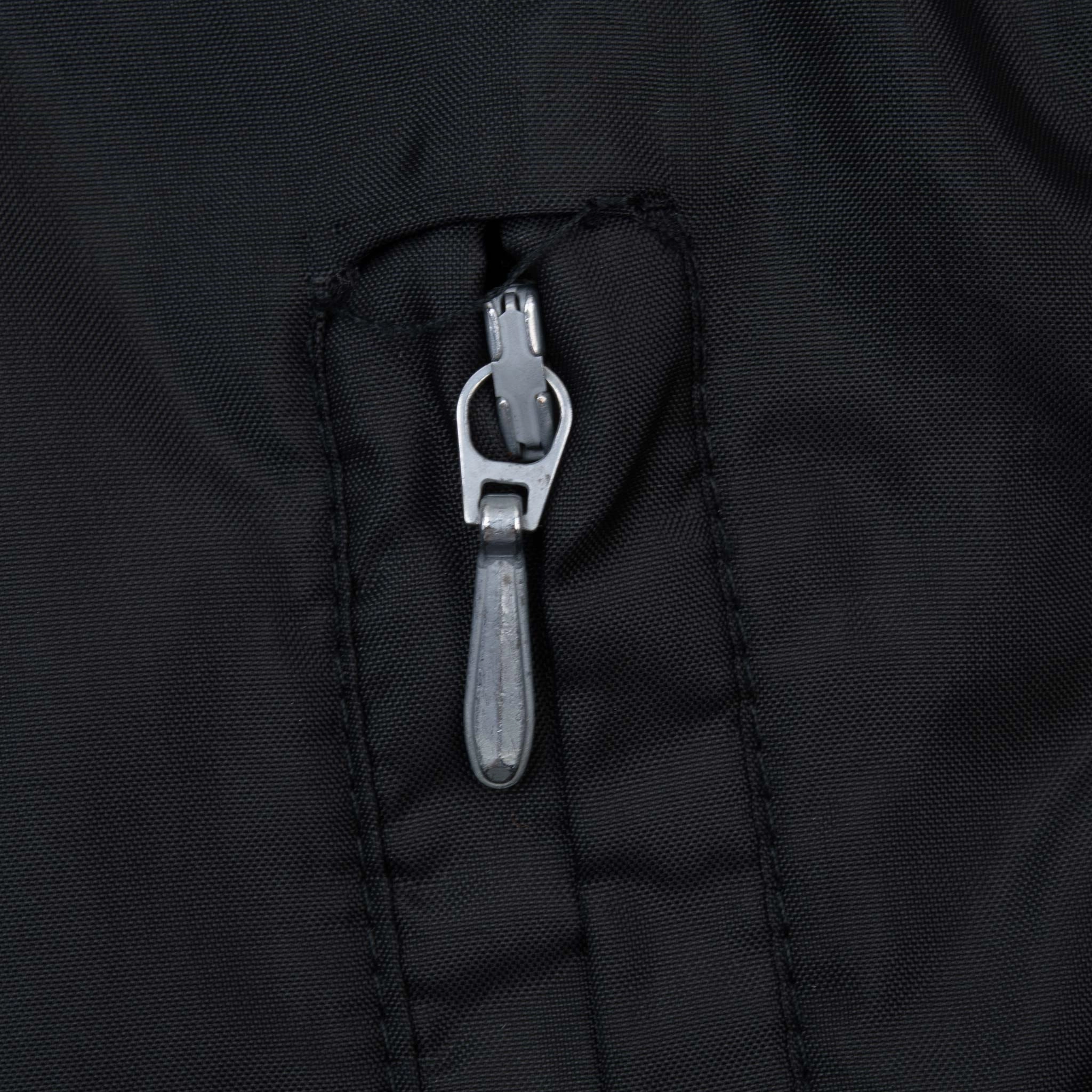 VINTAGE NIKE CLASSIC SWOOSH BLACK WINDBREAKER JACKET 1990S SIZE LARGE