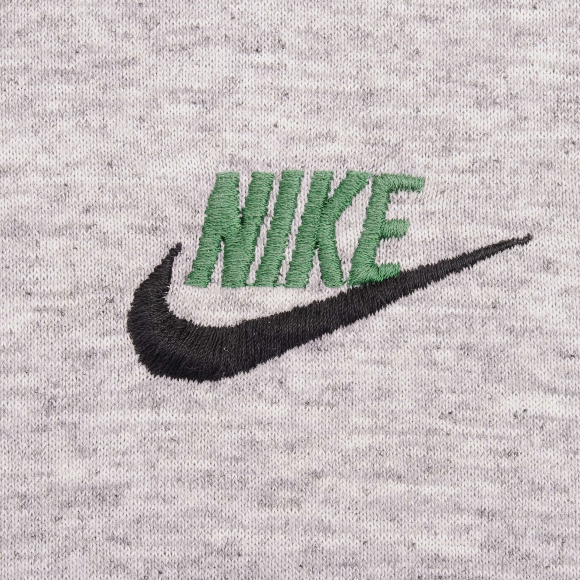 VINTAGE NIKE CLASSIC SWOOSH GRAY TEE SHIRT 1980S SIZE LARGE