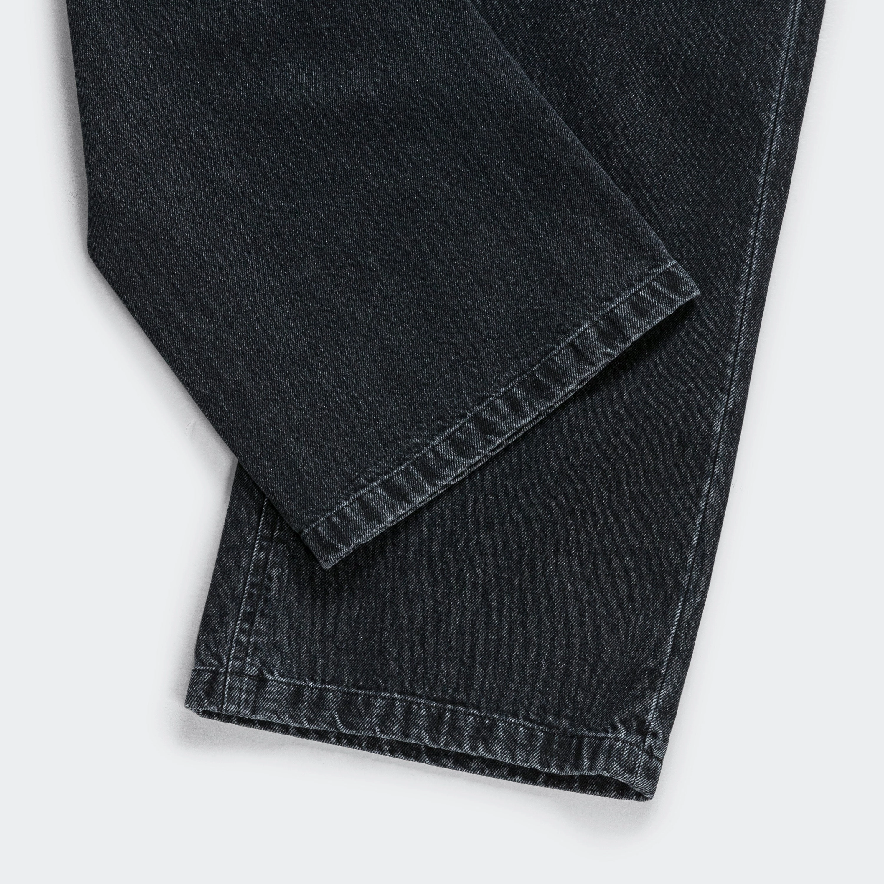 Washed Denim Trouser - Anthracite