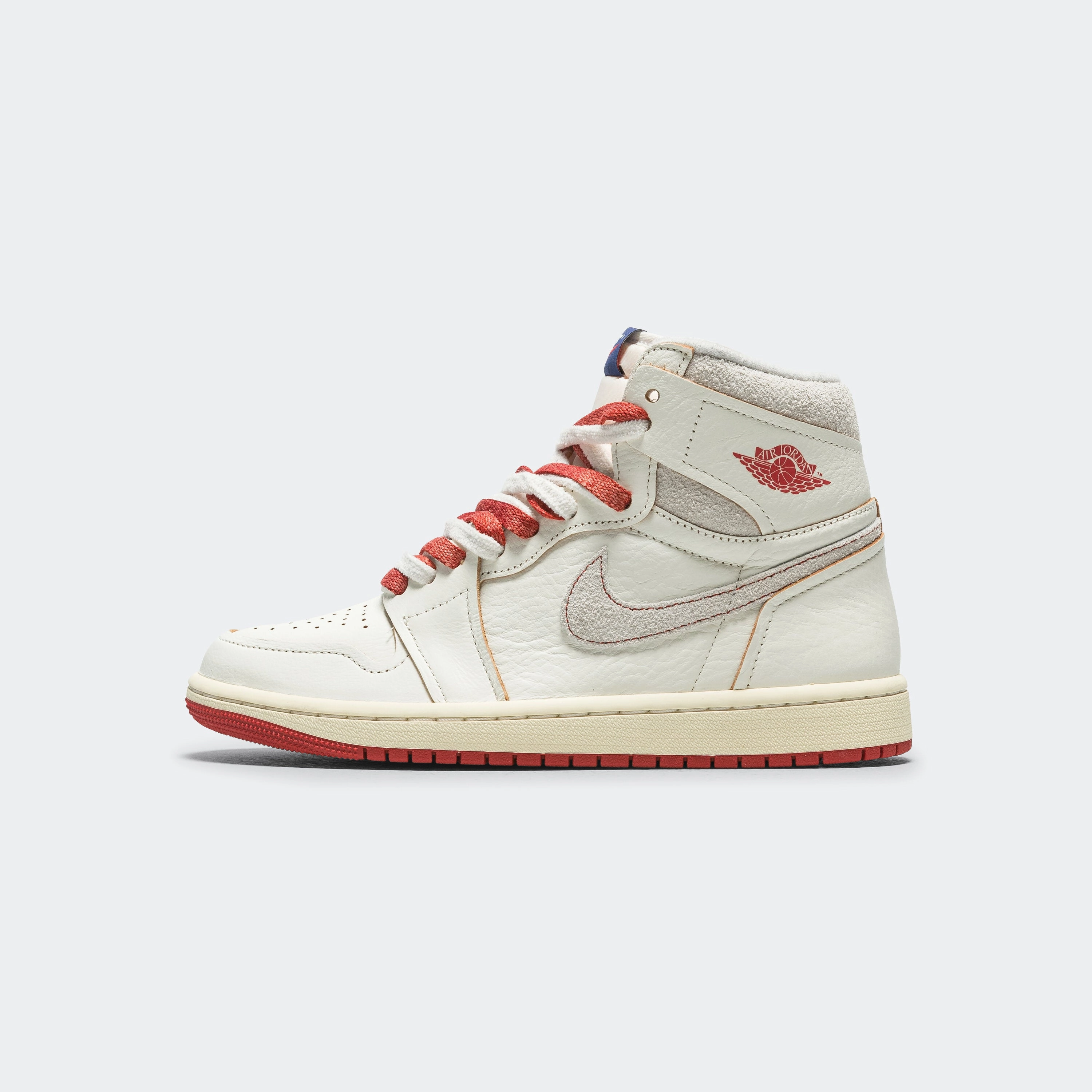 Womens Air Jordan 1 High OG - Sail/Cinnabar-Light Bone