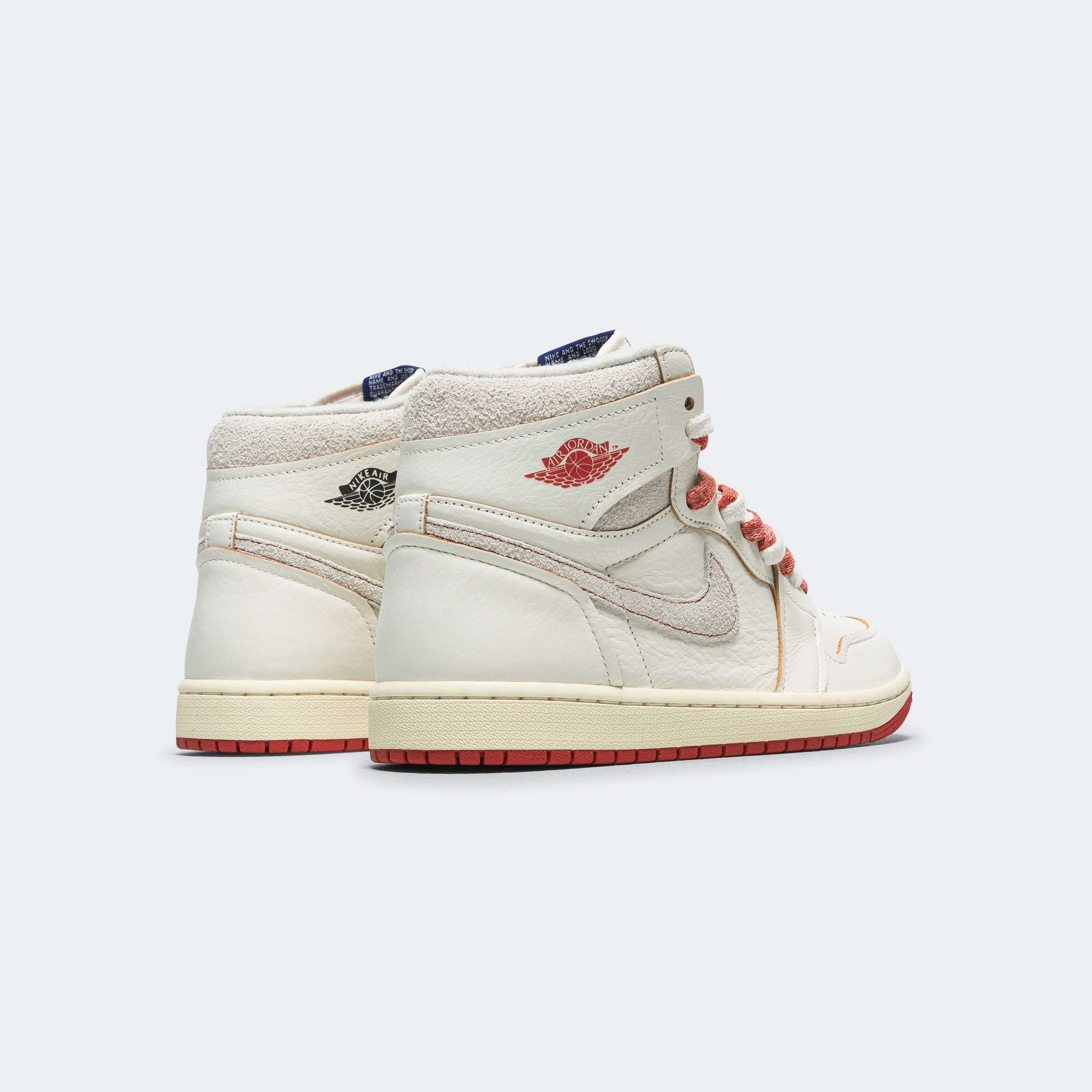 Womens Air Jordan 1 High OG - Sail/Cinnabar-Light Bone