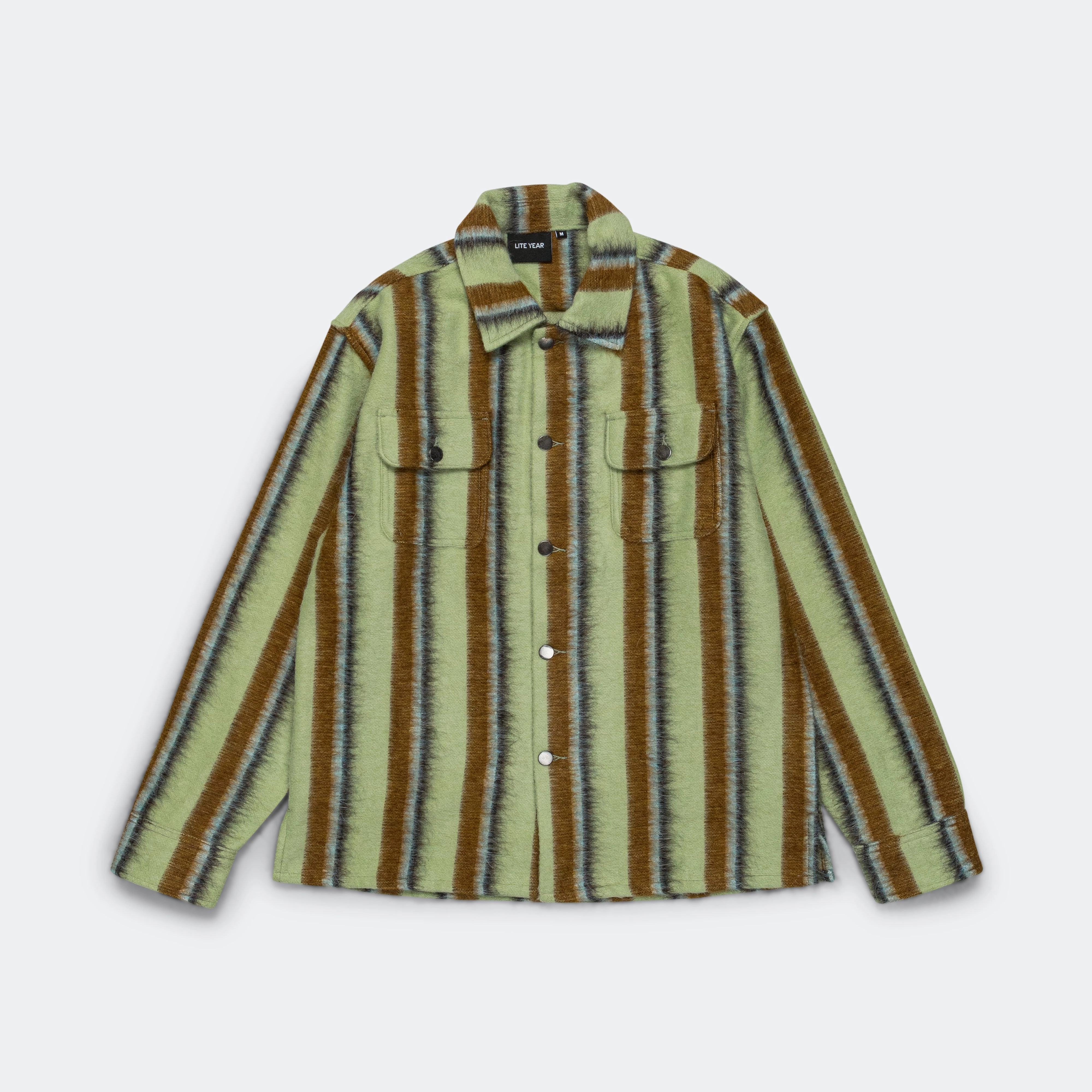 Work Jacket - Green Stripe