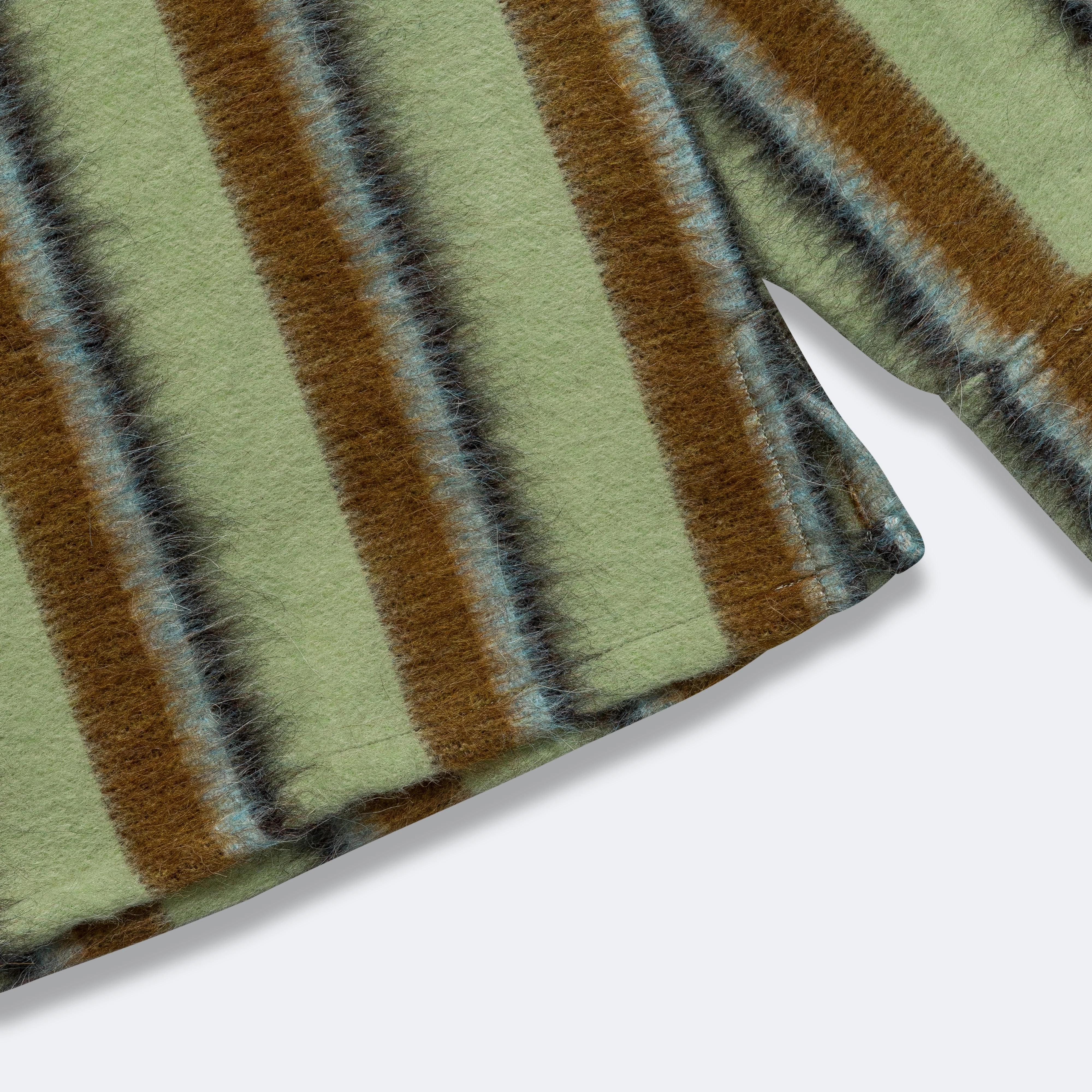 Work Jacket - Green Stripe